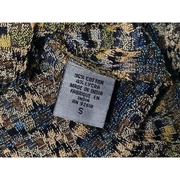 Jhane Barnes Geometric Sweater V-Neck Multicolor Men’s Small EUC - Picture 4 of 8